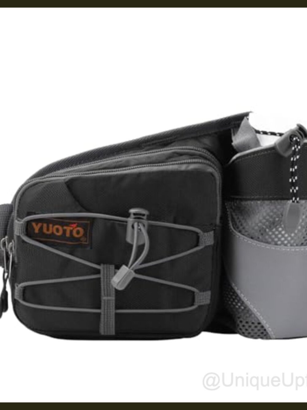 Running Waist Pack with Water Bottle Holder - Adjustable Hydration Belt for
